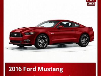 2016 Ford Mustang repair manual