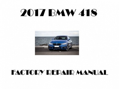 2017 BMW 418 repair manual