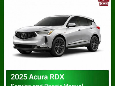 2025 Acura RDX repair manual - VIN specific