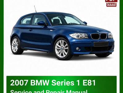 2007 BMW 1 Series E81 repair manual