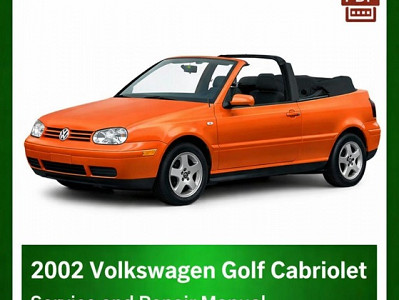 2002 Volkswagen Golf Cabriolet repair manual