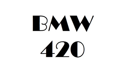 BMW 420 Workshop Manual