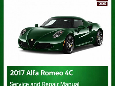 2017 Alfa Romeo 4C repair manual