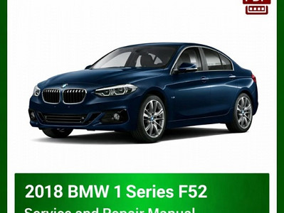 2018 BMW 1 Series F52 repair manual