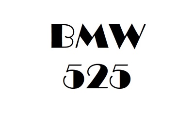 BMW 525 Workshop Manual