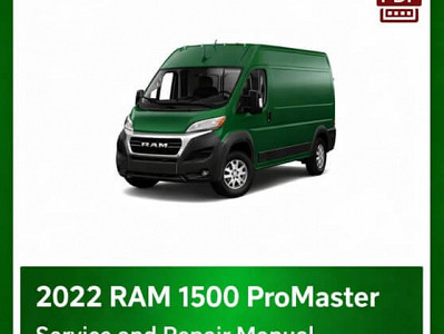 2022 Ram 1500 ProMaster repair manual -VIN specific PDF