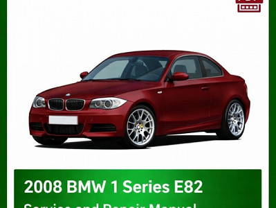 2008 BMW 1 Series E82 repair manual