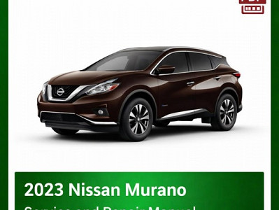 2023 Nissan Murano repair manual