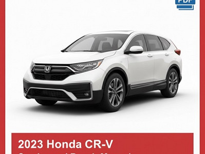 2023 Honda CR-V repair manual