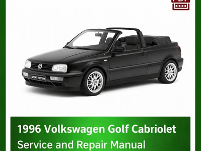 1996 Volkswagen Golf Cabriolet repair manual