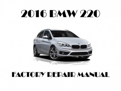 2016 BMW 220 repair manual