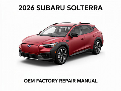 2026 Subaru Solterra OEM Factory Repair Manual