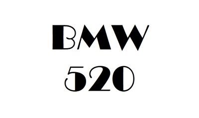 BMW 520 Workshop Manual