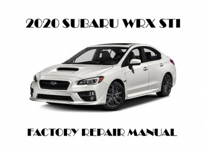 2020 Subaru WRX STI repair manual