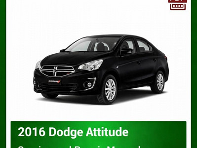 2016 Dodge Attitude repair manual
