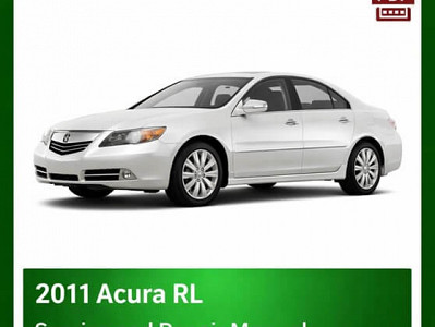 2011 Acura RL repair manual