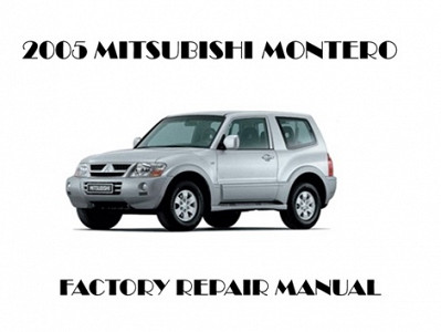 2005 Mitsubishi Montero repair manual