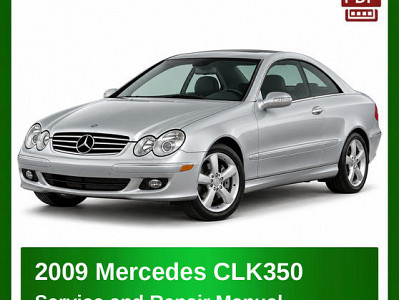 2009 Mercedes CLK350 repair manual