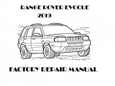 2019 Range Rover Evoque repair manual