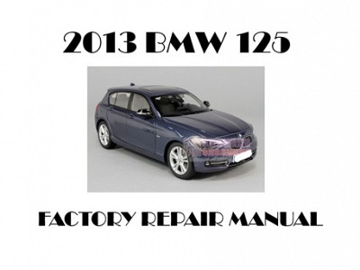 2013 BMW 125 repair manual