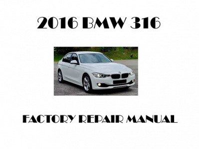 2016 BMW 316 repair manual