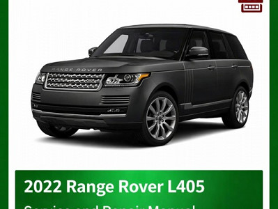 2022 Range Rover L405 repair manual
