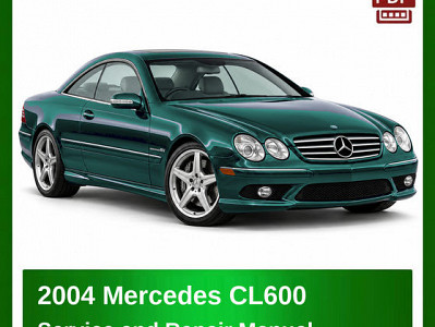 2004 Mercedes CL600 repair manual