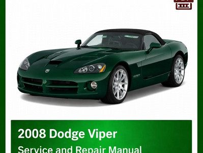 2008 Dodge Viper repair manual