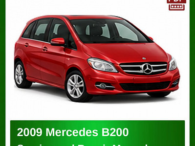 2009 Mercedes B200 repair manual