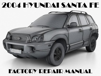 2004 Hyundai Santa Fe repair manual