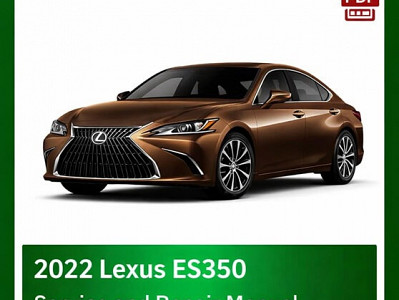 2022 Lexus ES350 repair manual - VIN specific PDF