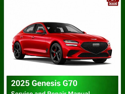 2025 Genesis G70 repair manual