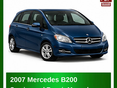 2007 Mercedes B200 repair manual
