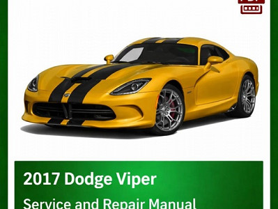 2017 Dodge Viper repair manual