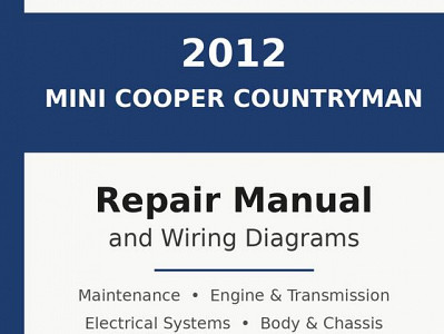 2012 Mini Cooper Countryman repair manual