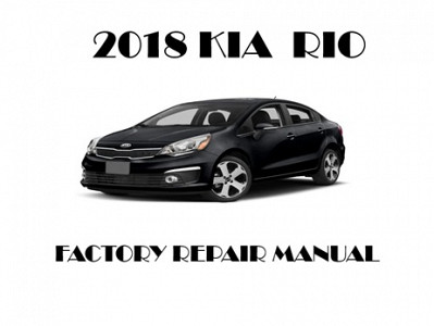 2018 Kia Rio repair manual