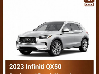 2023 Infiniti QX50 Repair Manual