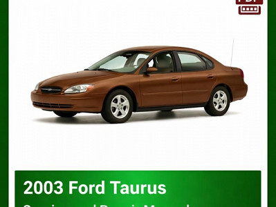 2003 Ford Taurus repair manual