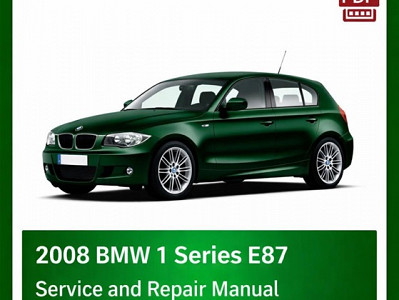 2008 BMW 1 Series E87 repair manual