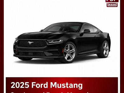 2025 Ford Mustang repair manual