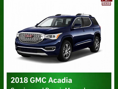 2018 GMC Acadia repair manual