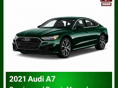 2021 Audi A7 repair manual