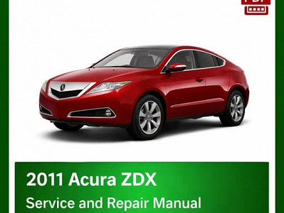 2011 Acura ZDX repair manual - VIN specific