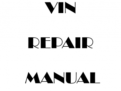Any VIN repair manual