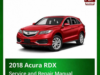 2018 Acura RDX repair manual - VIN specific