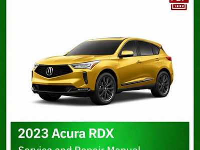 2023 Acura RDX repair manual - VIN specific