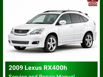 2009 Lexus RX400h repair manual - VIN specific PDF