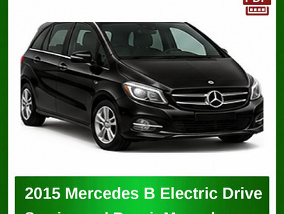 2015 Mercedes B Electric Drive repair manual