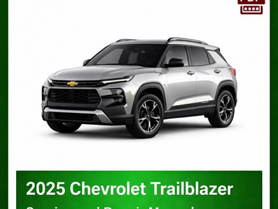2025 Chevrolet Trailblazer repair manual