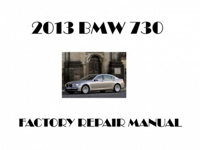 2013 BMW 730 repair manual